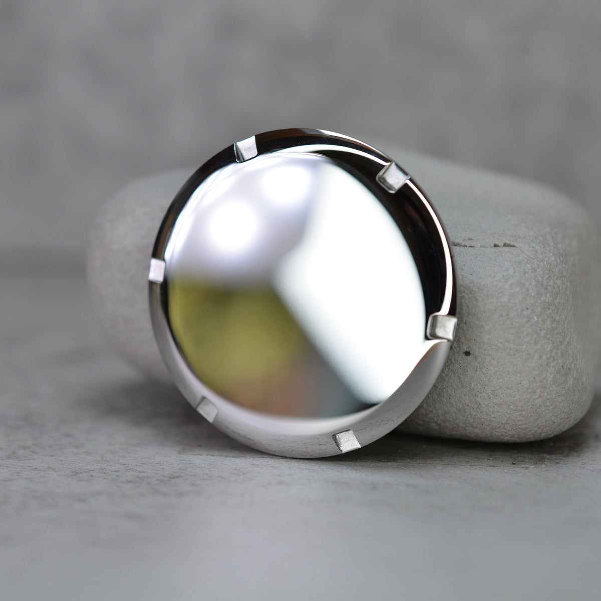 Slim Polished Silver Caseback for NH Movements - New – Secondhand Mods