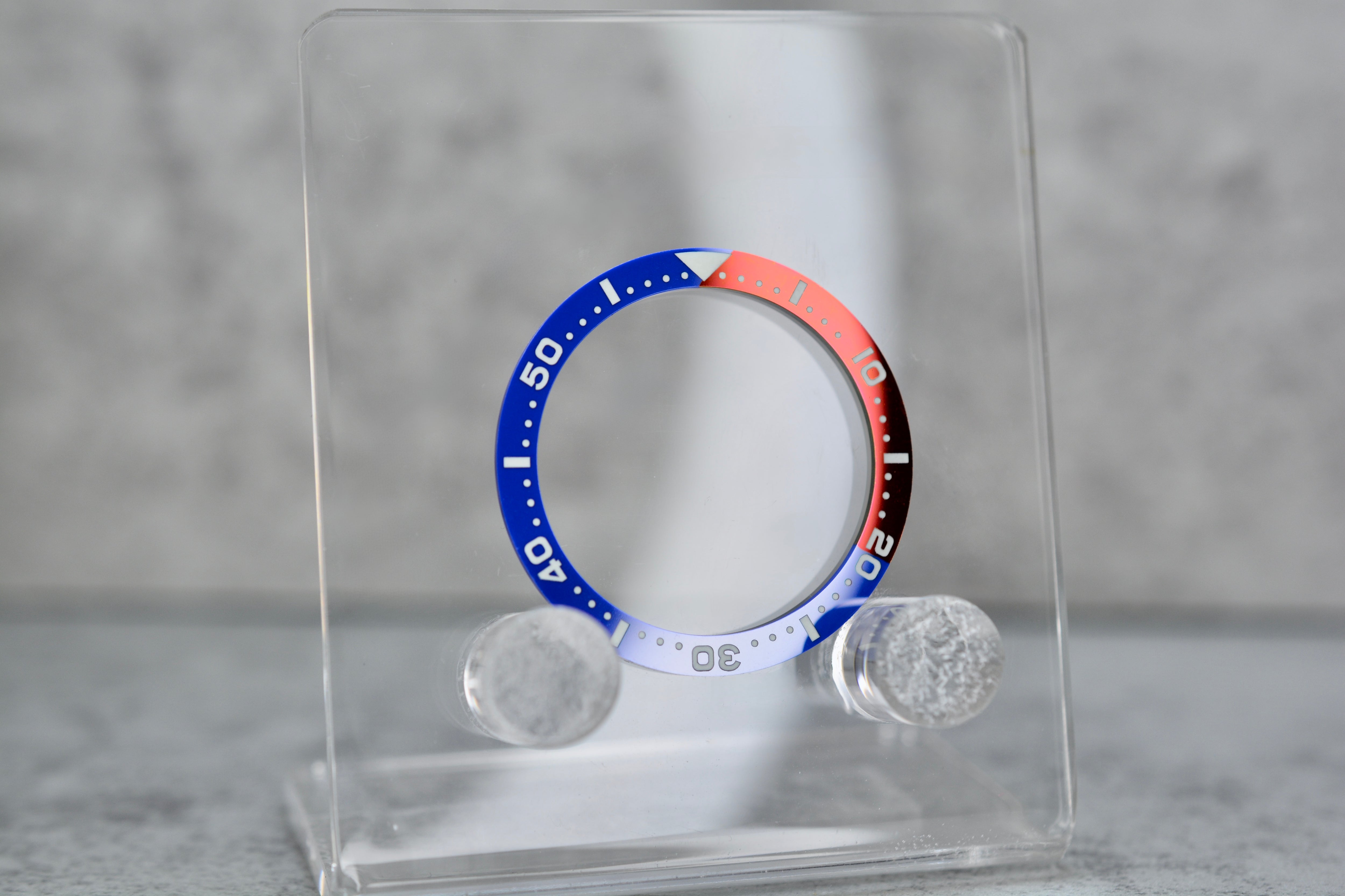 SKX013 Blue Metallic Red