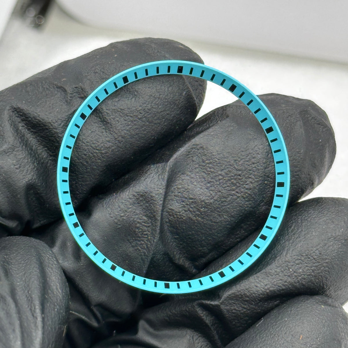 SKX007/SRPD Chapter Ring - Tiffany Blue w. Black markers – Secondhand Mods