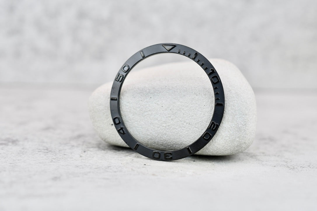 SKX007/SRPD Stealth Black Yachtmaster Bezel Insert – Secondhand Mods