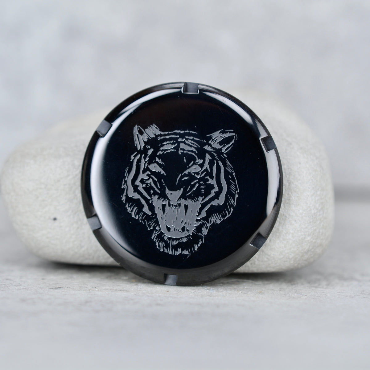 Polished Black Tiger Caseback for NH movements – Secondhand Mods