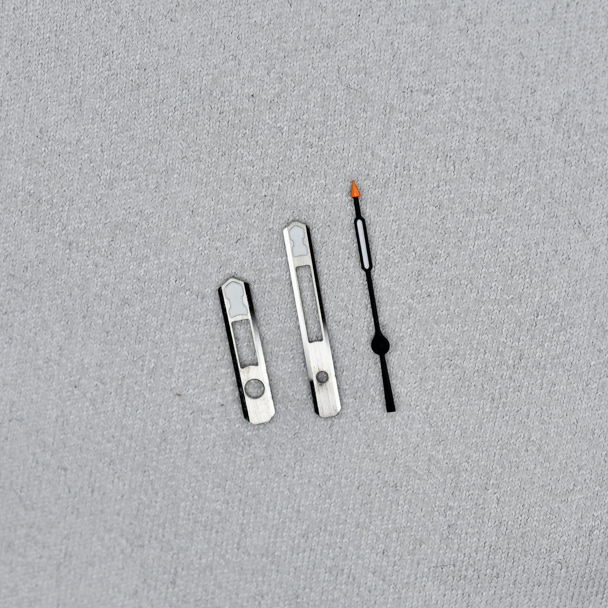 Brushed Silver Skeletonized Hand Set for 30mm dials – Secondhand Mods