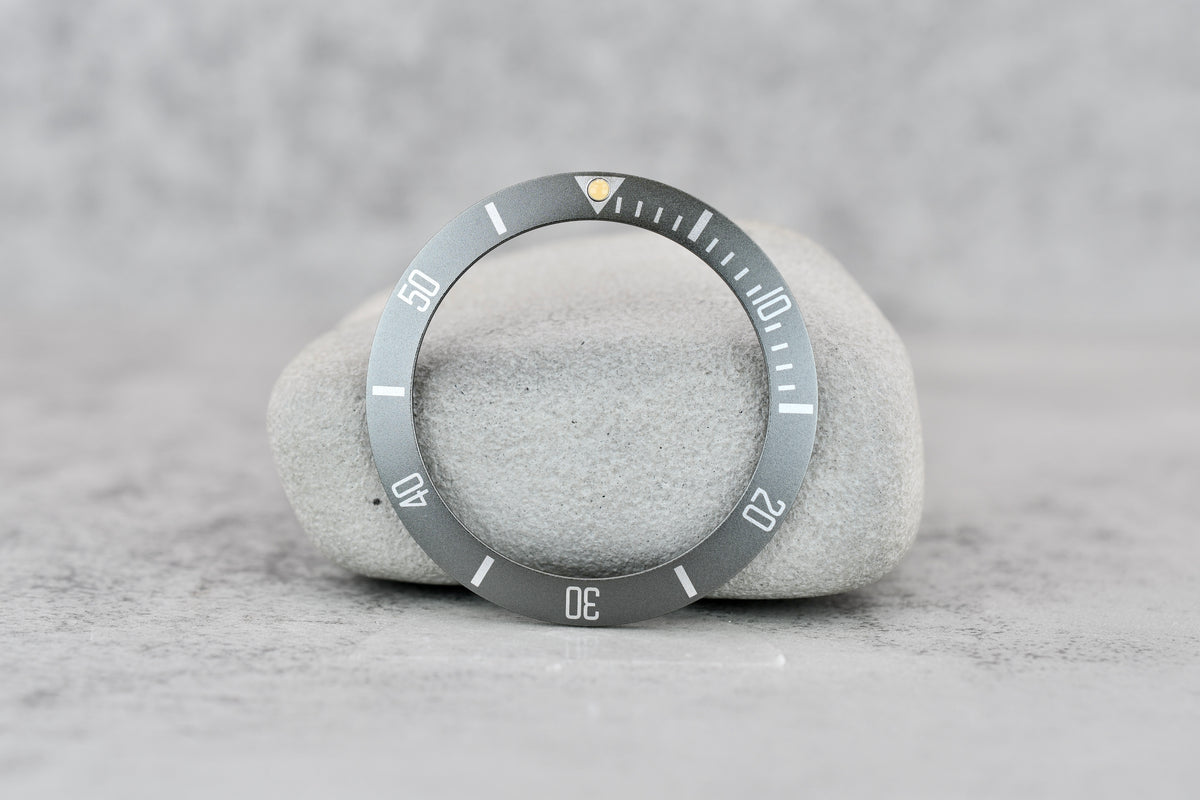 Nth Case Grey Anodized Aluminum Bezel Insert for NTH Sub Cases - New ...
