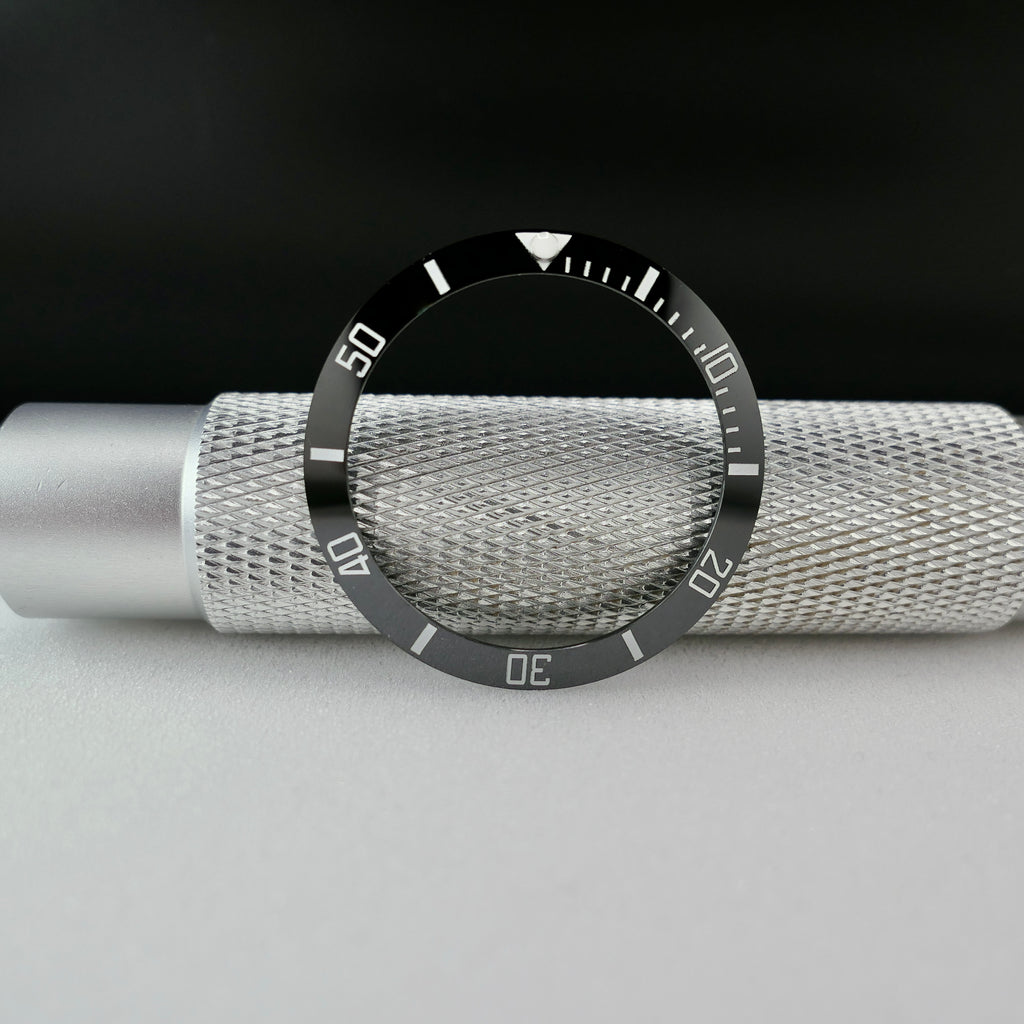 The Black Yacht Master Ceramic Bezel Insert for SKX007 - Lucius Atelier The Black Yacht Master Ceramic Bezel Insert for SKX007 - Lucius Atelier